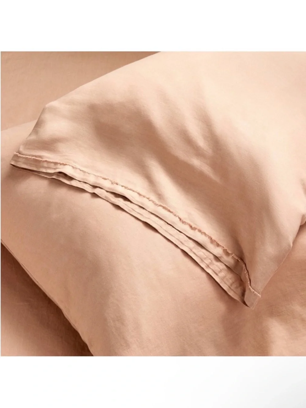 NWT Queen 100% Linen Sheet Set Light Adobe Clay - Casaluna